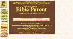Desktop Screenshot of bibleparent.com