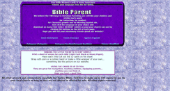Desktop Screenshot of bibleparent.org