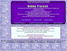 Tablet Screenshot of bibleparent.org